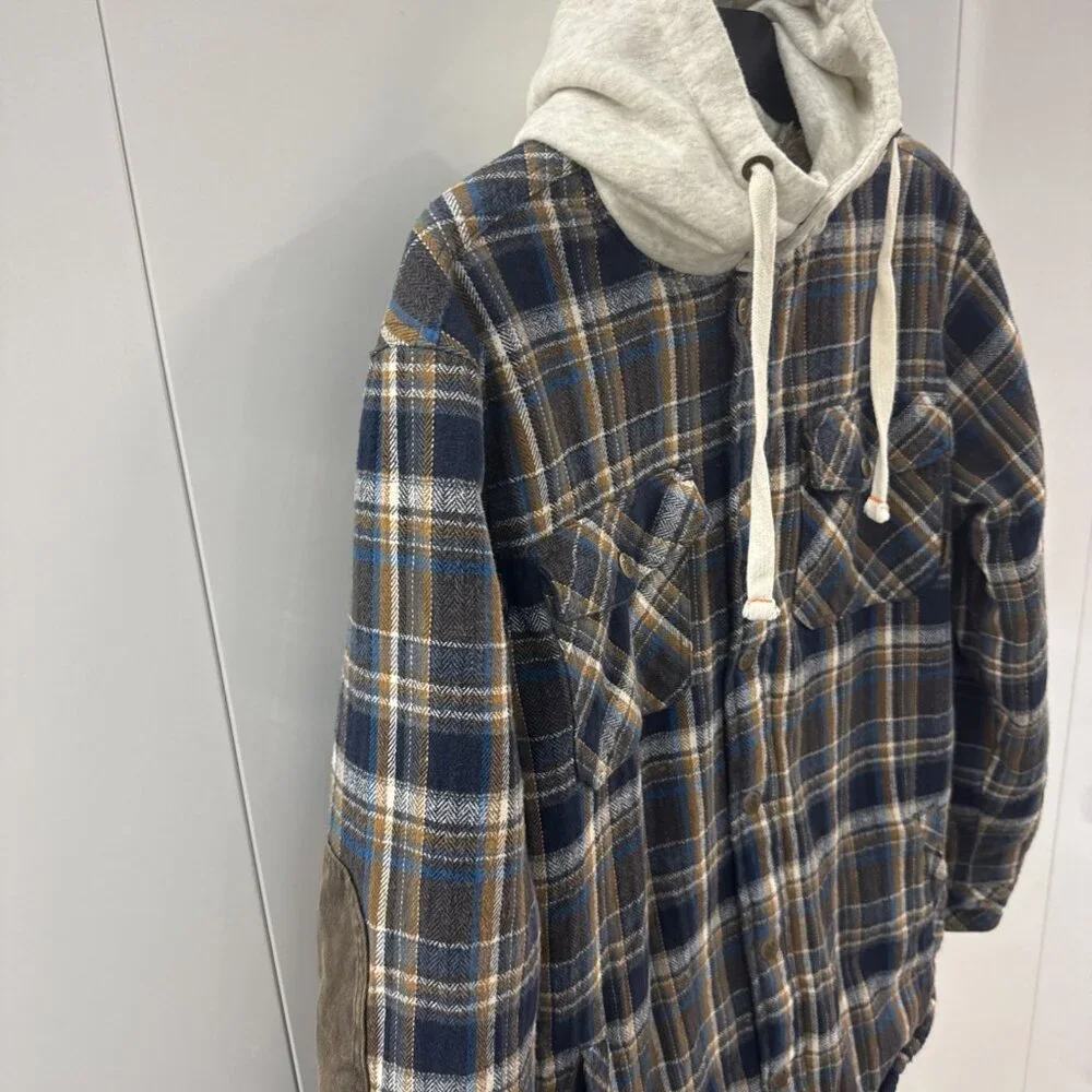 Legendary‎ Whitetails Mens Medium Sherpa Lined Hooded Flannel Jacket